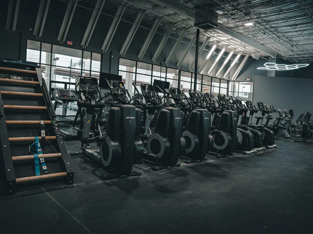 Cardio equipment area inside House of Gainz Hub (Austin)